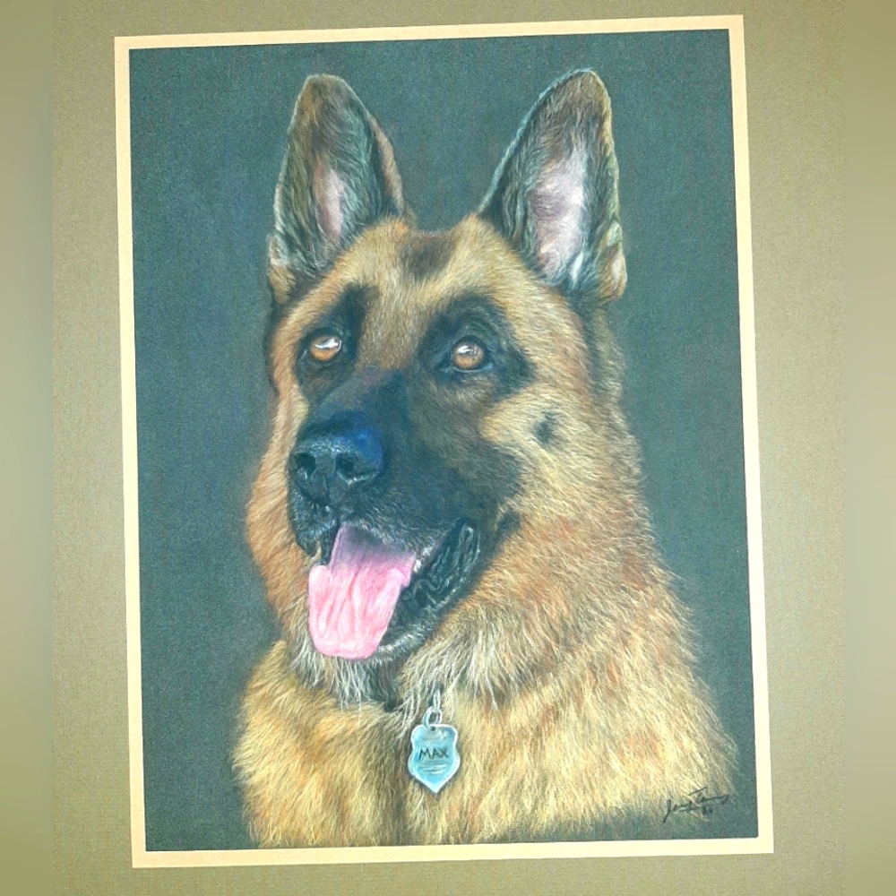 (Example) Custom Pet portrait, pastel